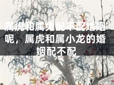 属虎和属兔配不配婚姻呢，属虎和属小龙的婚姻配不配
