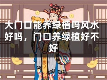 大门口能养绿植吗风水好吗，门口养绿植好不好