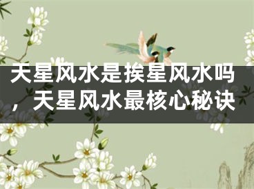 天星风水是挨星风水吗,天星风水最核心秘诀