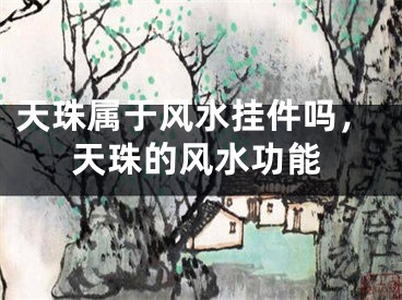 天珠属于风水挂件吗，天珠的风水功能