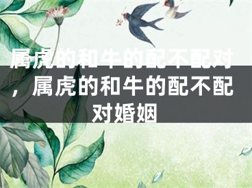 属虎的和牛的配不配对，属虎的和牛的配不配对婚姻