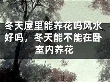 冬天屋里能养花吗风水好吗，冬天能不能在卧室内养花