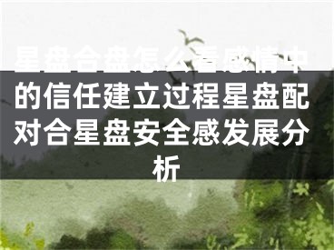星盘合盘怎么看感情中的信任建立过程星盘配对合星盘安全感发展分析
