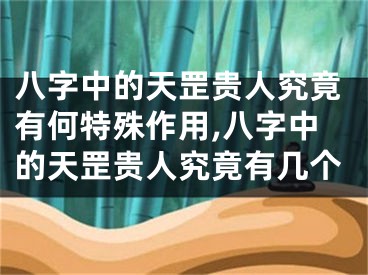 八字中的天罡贵人究竟有何特殊作用,八字中的天罡贵人究竟有几个