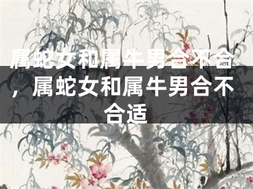 属蛇女和属牛男合不合，属蛇女和属牛男合不合适