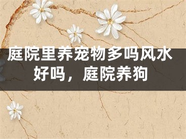 庭院里养宠物多吗风水好吗，庭院养狗