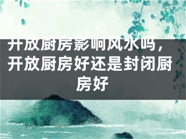 开放厨房影响风水吗，开放厨房好还是封闭厨房好