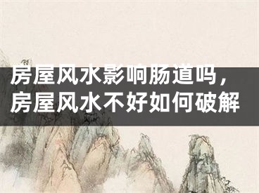 房屋风水影响肠道吗，房屋风水不好如何破解