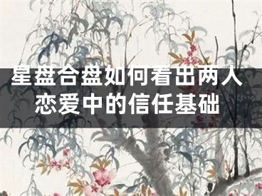 星盘合盘如何看出两人恋爱中的信任基础