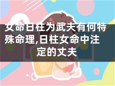 女命日柱为武夫有何特殊命理,日柱女命中注定的丈夫