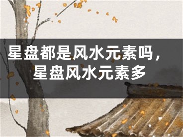 星盘都是风水元素吗，星盘风水元素多