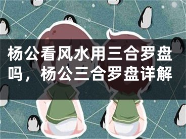 杨公看风水用三合罗盘吗，杨公三合罗盘详解