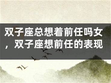 双子座总想着前任吗女,双子座想前任的表现