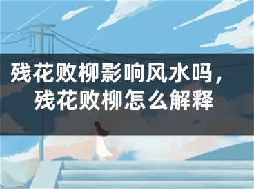 残花败柳影响风水吗，残花败柳怎么解释