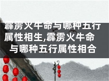 霹雳火牛命与哪种五行属性相生,霹雳火牛命与哪种五行属性相合