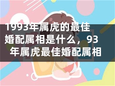 1993年属虎的最佳婚配属相是什么，93年属虎最佳婚配属相