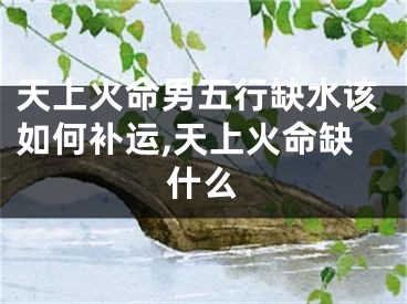 天上火命男五行缺水该如何补运,天上火命缺什么