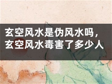 玄空风水是伪风水吗,玄空风水毒害了多少人