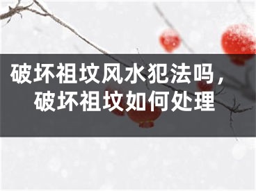 破坏祖坟风水犯法吗,破坏祖坟如何处理