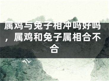 属鸡与兔子相冲吗好吗，属鸡和兔子属相合不合