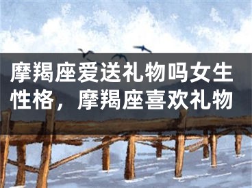 摩羯座爱送礼物吗女生性格，摩羯座喜欢礼物