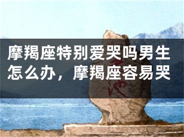 摩羯座特别爱哭吗男生怎么办,摩羯座容易哭