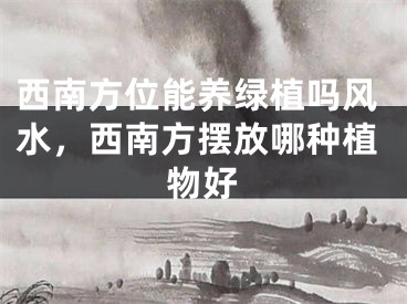 西南方位能养绿植吗风水,西南方摆放哪种植物好