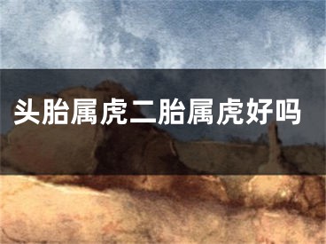 头胎属虎二胎属虎好吗