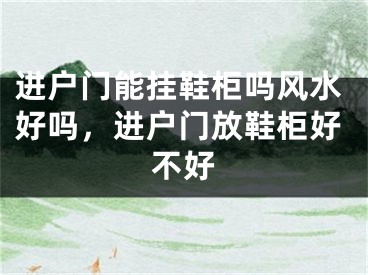 进户门能挂鞋柜吗风水好吗，进户门放鞋柜好不好