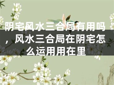 阴宅风水三合局有用吗，风水三合局在阴宅怎么运用用在里