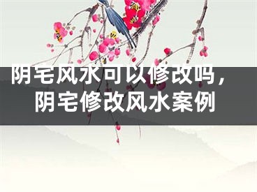 阴宅风水可以修改吗,阴宅修改风水案例