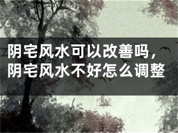 阴宅风水可以改善吗,阴宅风水不好怎么调整