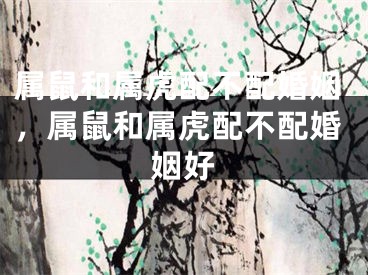 属鼠和属虎配不配婚姻，属鼠和属虎配不配婚姻好