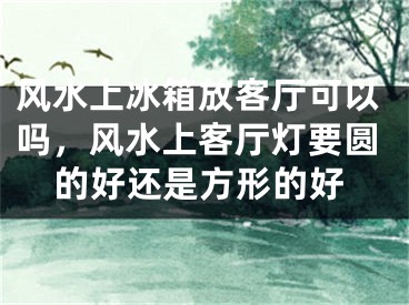 风水上冰箱放客厅可以吗，风水上客厅灯要圆的好还是方形的好