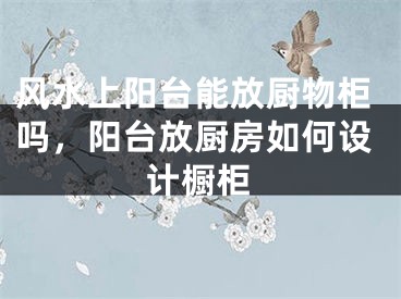 风水上阳台能放厨物柜吗，阳台放厨房如何设计橱柜