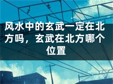 风水中的玄武一定在北方吗,玄武在北方哪个位置