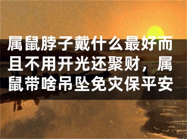 属鼠脖子戴什么最好而且不用开光还聚财，属鼠带啥吊坠免灾保平安