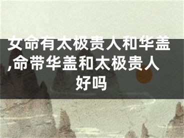 女命有太极贵人和华盖,命带华盖和太极贵人好吗