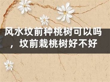 风水坟前种桃树可以吗，坟前栽桃树好不好