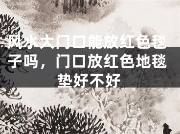 风水大门口能放红色毯子吗,门口放红色地毯垫好不好