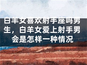 白羊女喜欢射手座吗男生，白羊女爱上射手男会是怎样一种情况