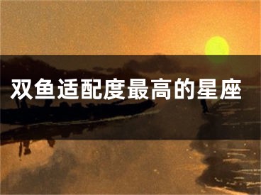 双鱼适配度最高的星座
