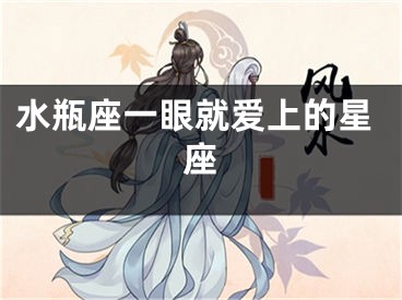 水瓶座一眼就爱上的星座