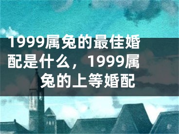 1999属兔的最佳婚配是什么，1999属兔的上等婚配