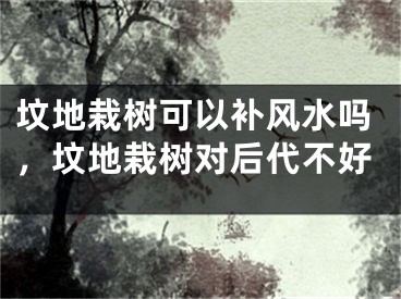 坟地栽树可以补风水吗，坟地栽树对后代不好