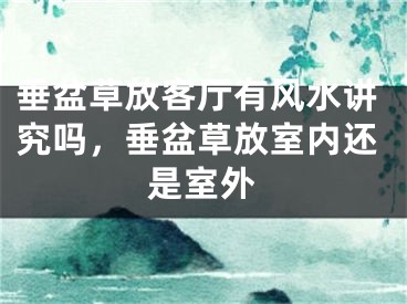 垂盆草放客厅有风水讲究吗，垂盆草放室内还是室外