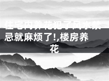住宅内养花犯了风水禁忌就麻烦了!,楼房养花