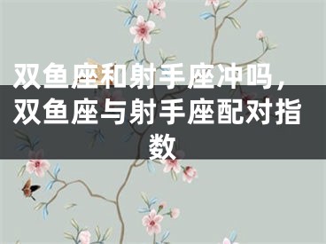 双鱼座和射手座冲吗，双鱼座与射手座配对指数