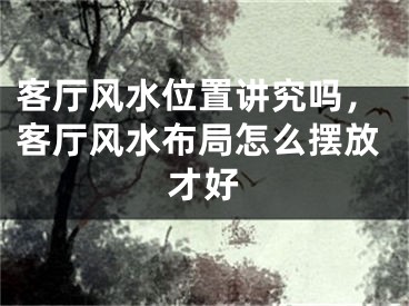 客厅风水位置讲究吗，客厅风水布局怎么摆放才好