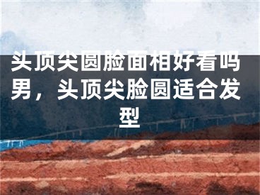 头顶尖圆脸面相好看吗男，头顶尖脸圆适合发型